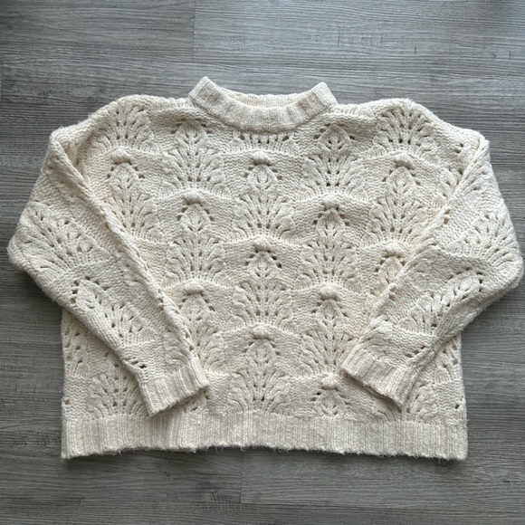 Aerie chunky  crew neck sweater Sz S oversized soft cozy - Picture 1 of 4